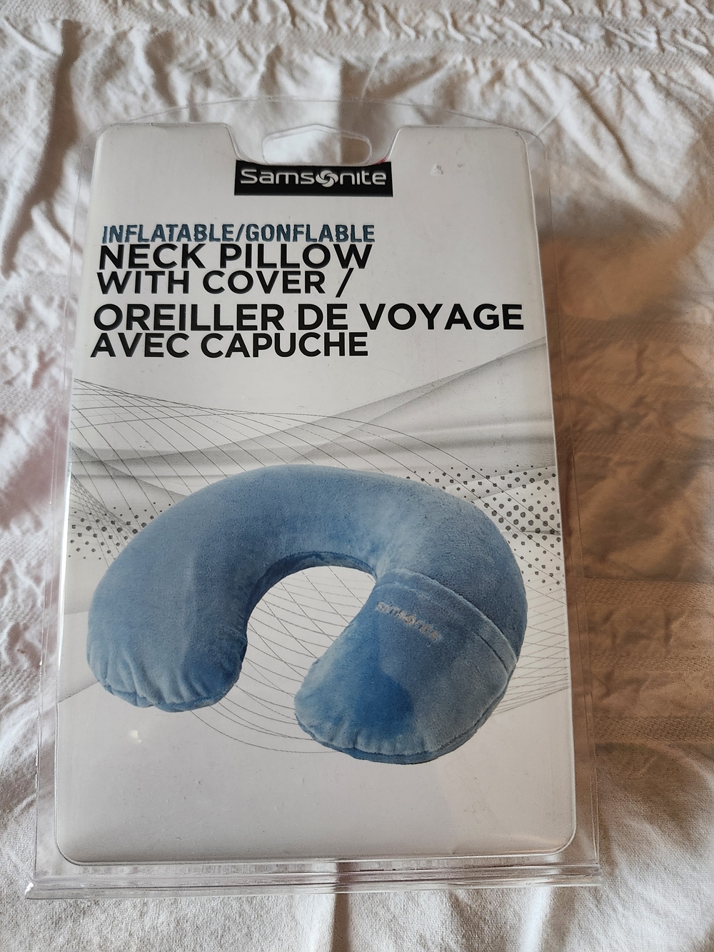 Samsonite Inflatable Neck Pillow - Red